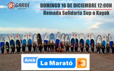 Marató de TV3 remada solidaria Paddle Surf o Kayak