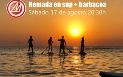 REMADA EN SUP PUESTA DE SOL  & BARBACOA