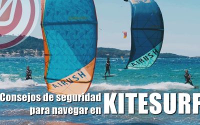 Consejos de seguridad para navegar en KITESURF