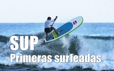 Primeras surfeadas con el SUP